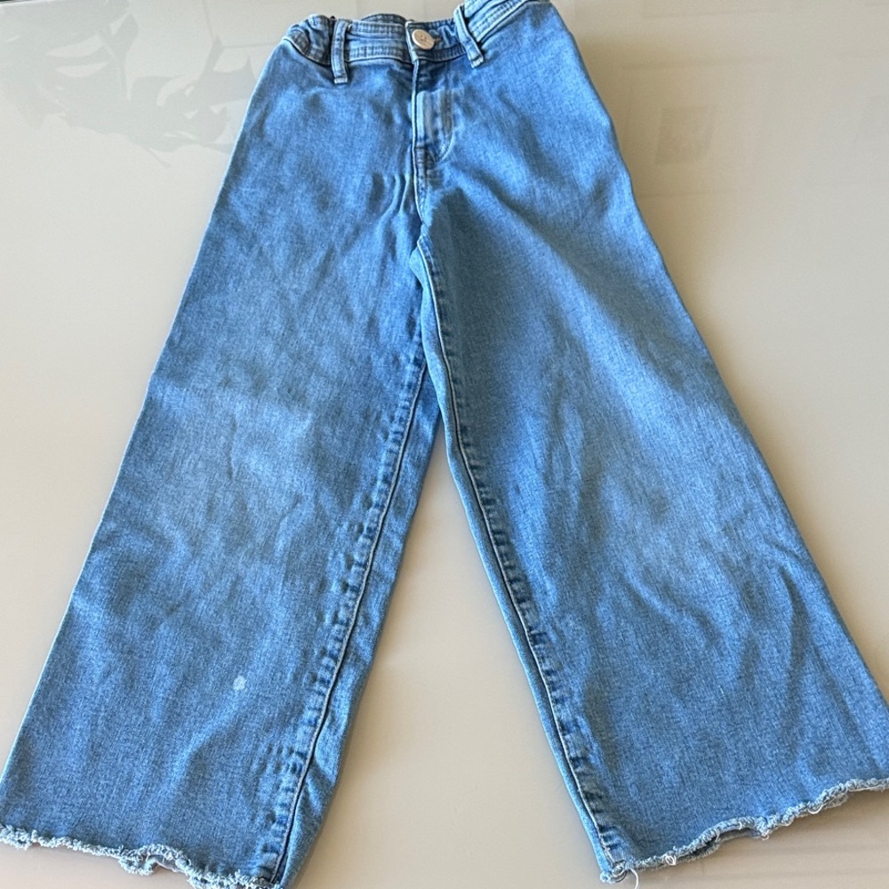 Zara Marine Kids Jeans- Wide-Leg- Size 9